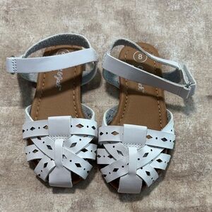 Cat & Jack White and Brown Kids' Sandals